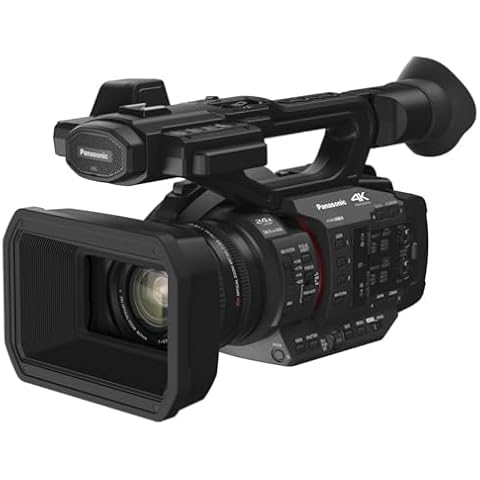 Panasonic Camcorder, Professional Quality 4K 60p, 1.0-inch Sensor, 24.5mm Wide-Angle Lens and Optical 20x Zoom, V-Log, Ethernet, Simultaneous SDI/HDMI Output, HD Live Streaming - HC-X2