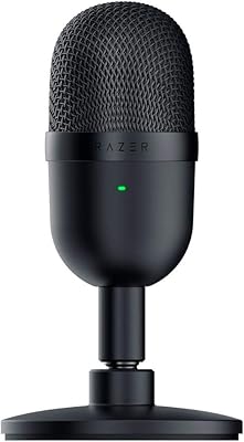 Razer Seiren Mini Ultra-Compact USB Streaming Microphone: Shock Resistant - Black (Renewed)