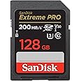 SanDisk 128GB Extreme PRO SDXC UHS-I Memory Card - C10, U3, V30, 4K UHD, SD Card - SDSDXXD-128-GN4IN