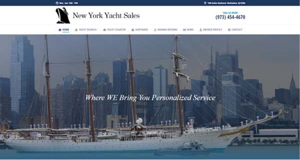 Web.com website examples.