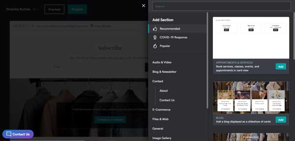 How to use the GoDaddy website builder.