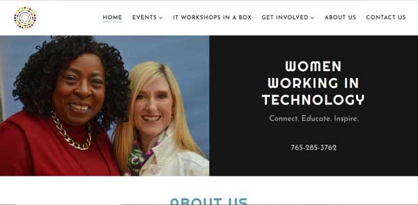 GoDaddy website examples.