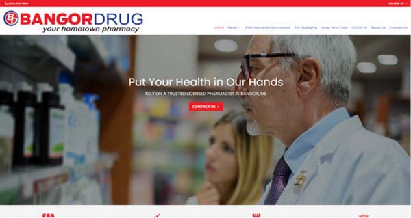 Web.com website examples.