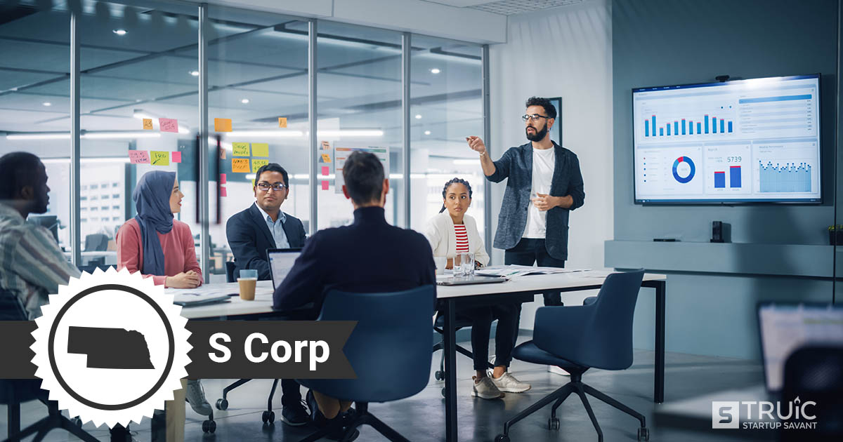 Business team meeting in a conference room.