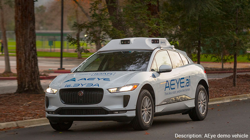 AEye self driving car.