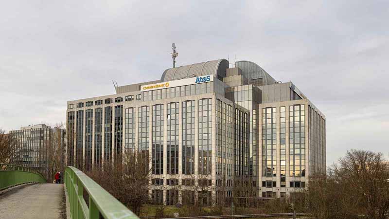 Atos and Commerzbank building in Dusseldorf, Germany.