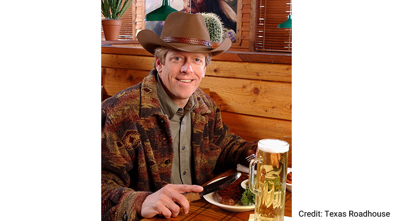 Kent Taylor, founder of Texas Roadhouse.