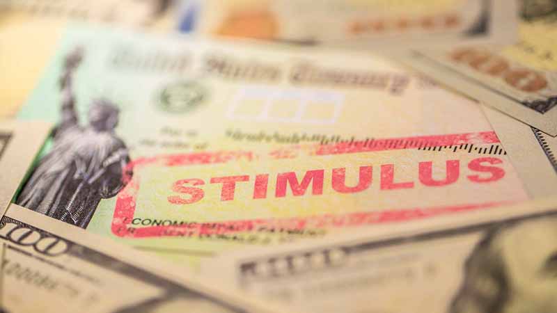 A COVID-19 stimulus check.