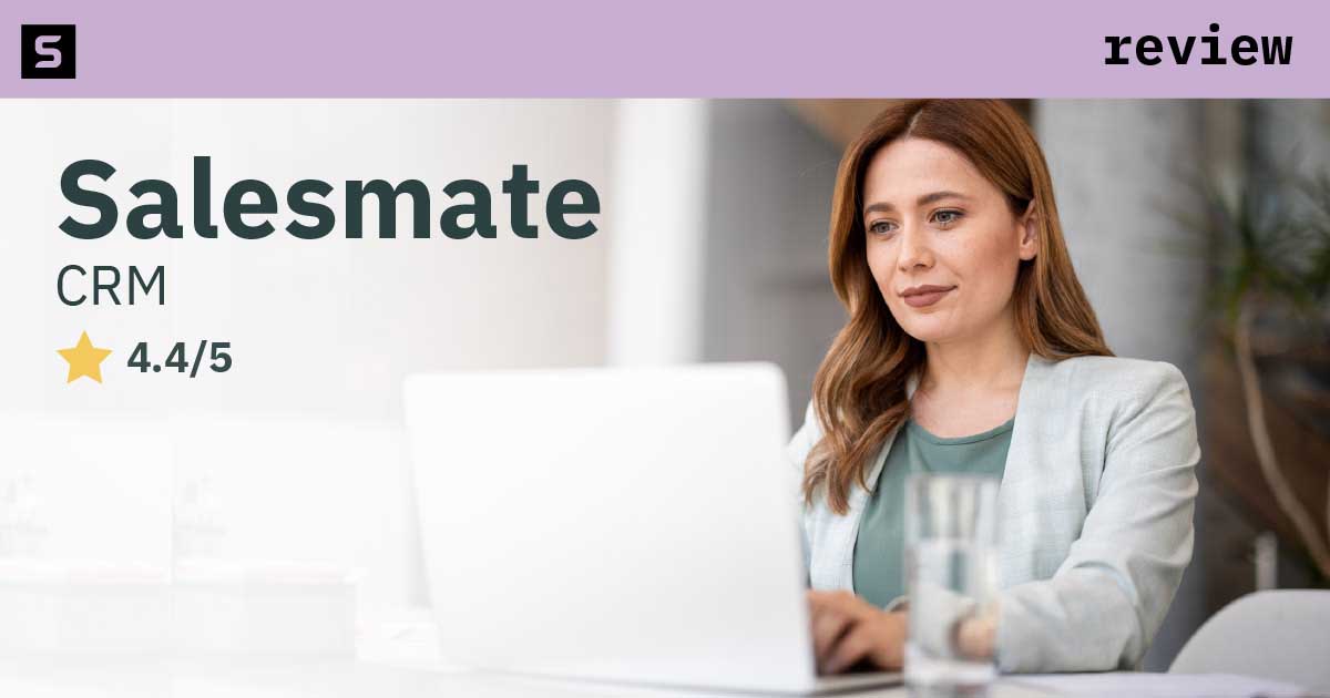 Salesmate CRM Review Image.