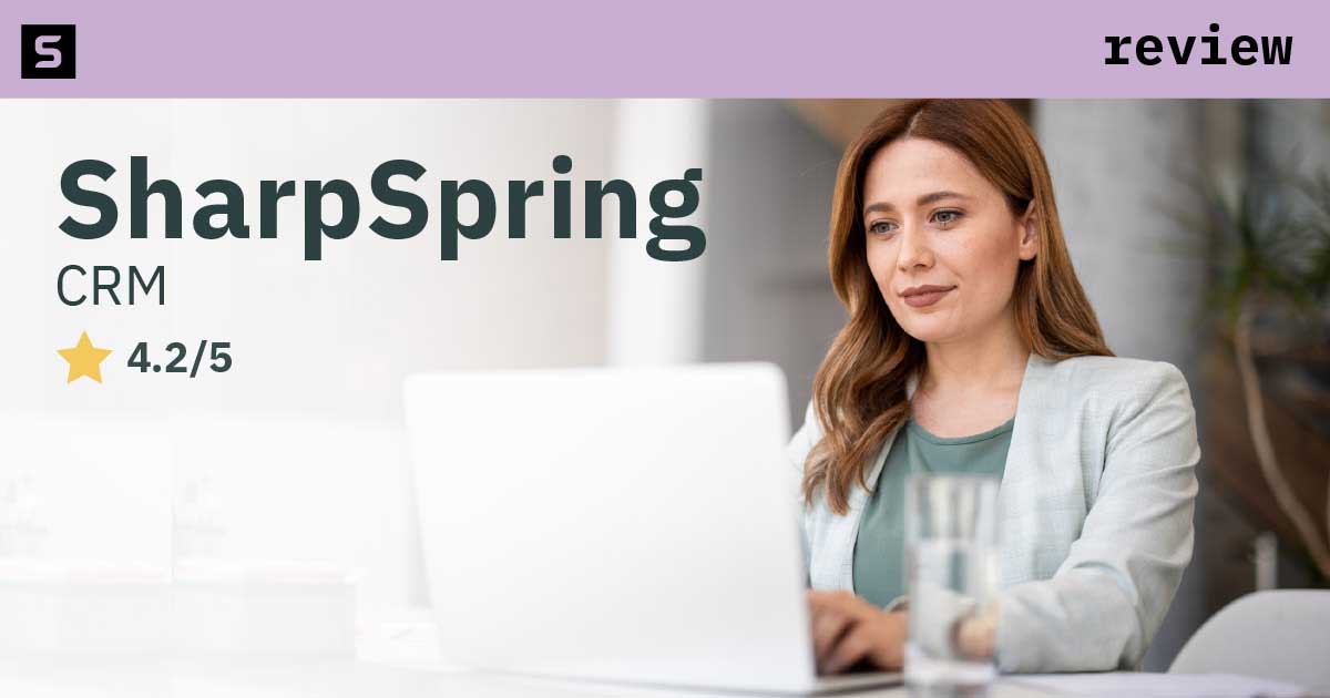 SharpSpring CRM Review Image.