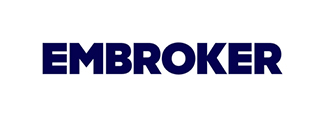Embroker logo.