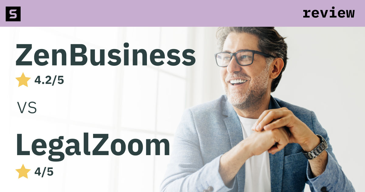 LegalZoom vs ZenBusiness Review Image.