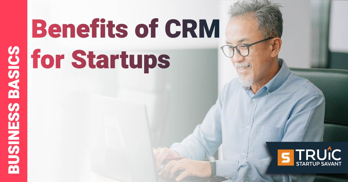 Businessman working at computer.