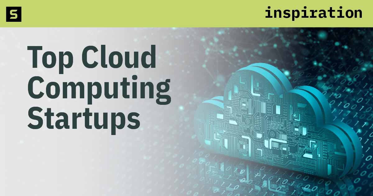 Abstract cloud computing technology concept.