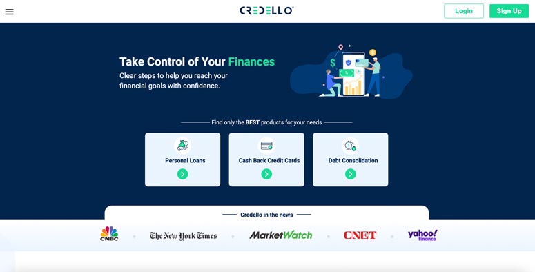 Credello website