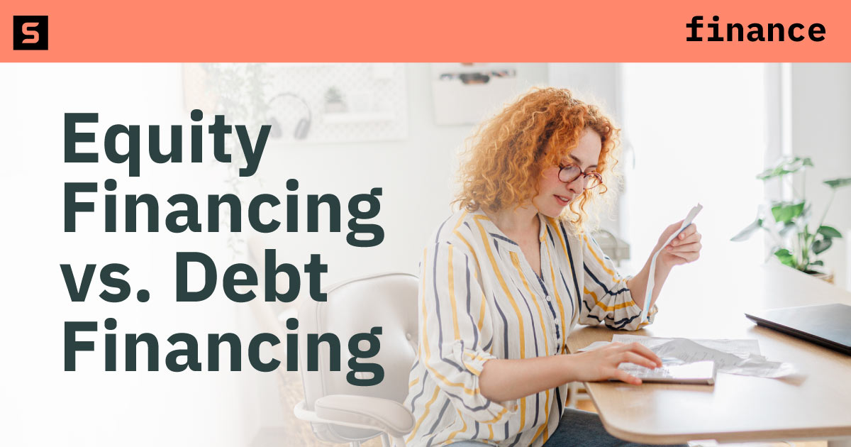 Woman working on a computer.