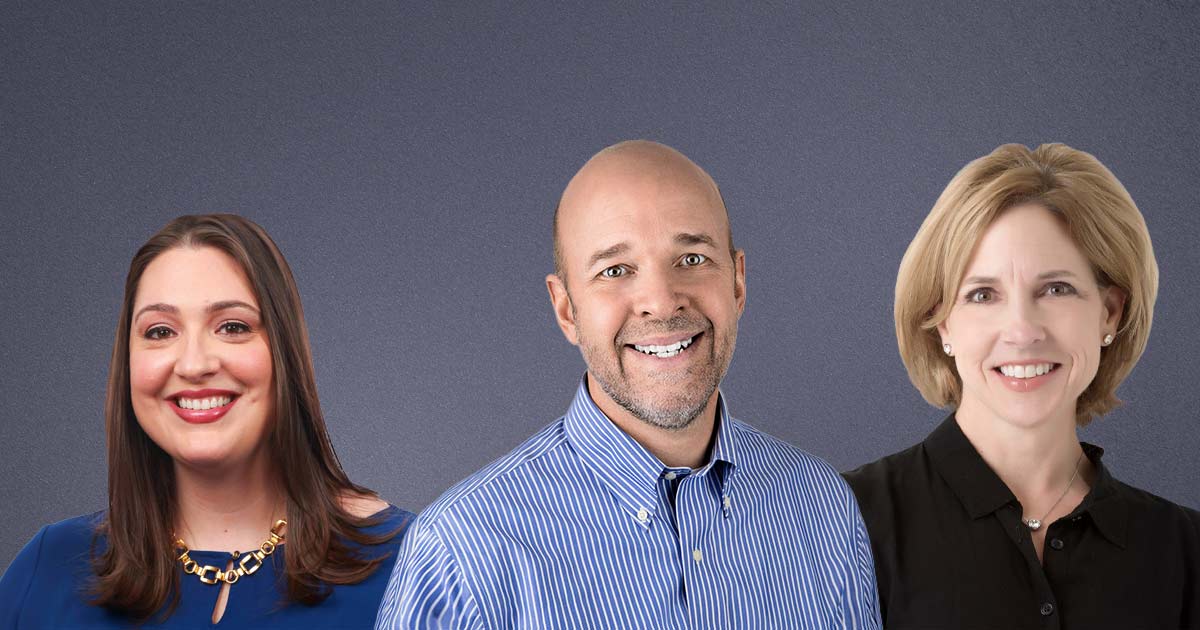 Karyl Leigh Barnes, Andy Levine, and Julie Curtin.