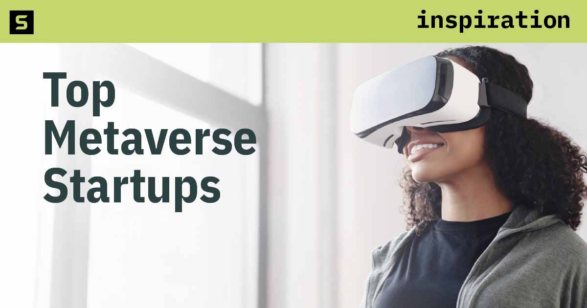 Woman in office wearing VR headset.