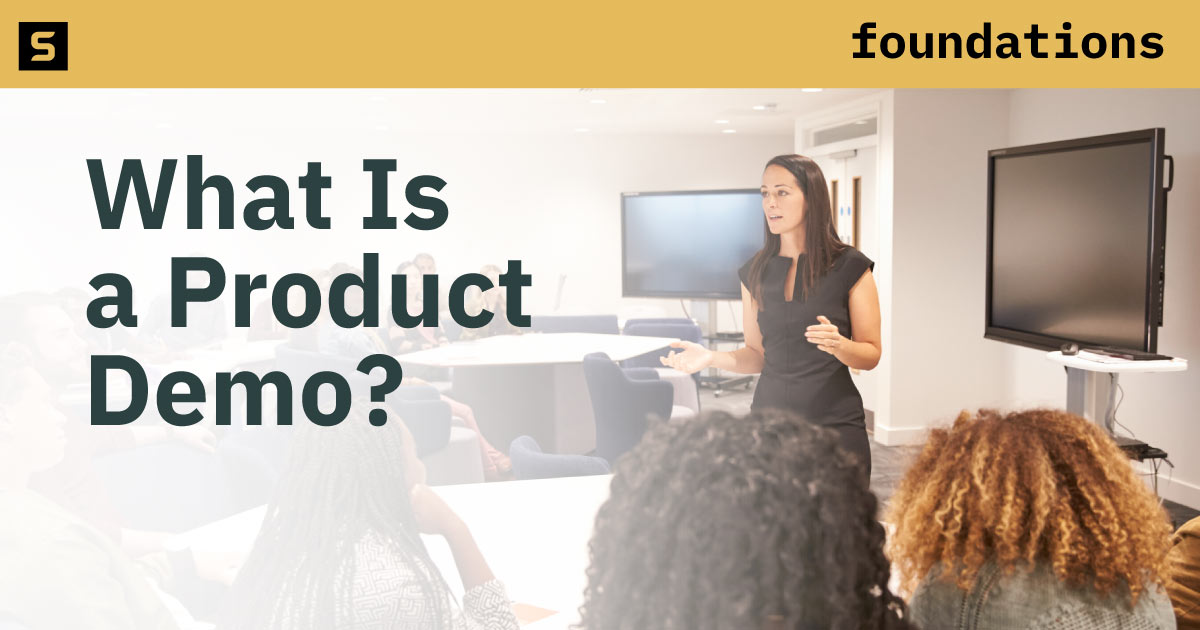 Woman demonstrating a product.