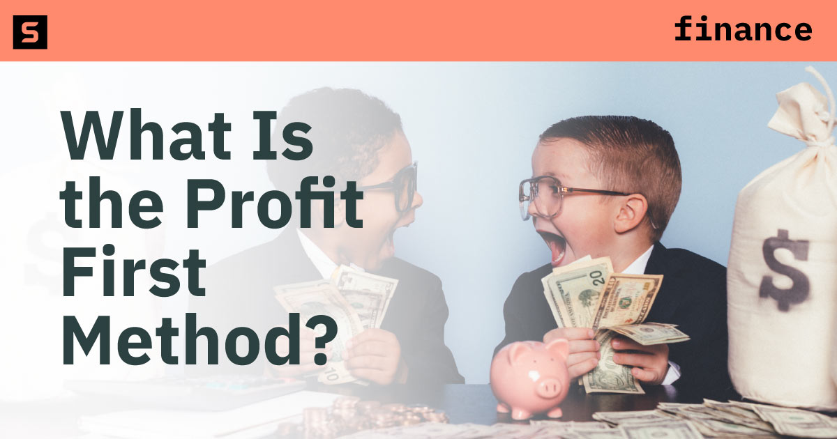 Two children in suits with bags of money.