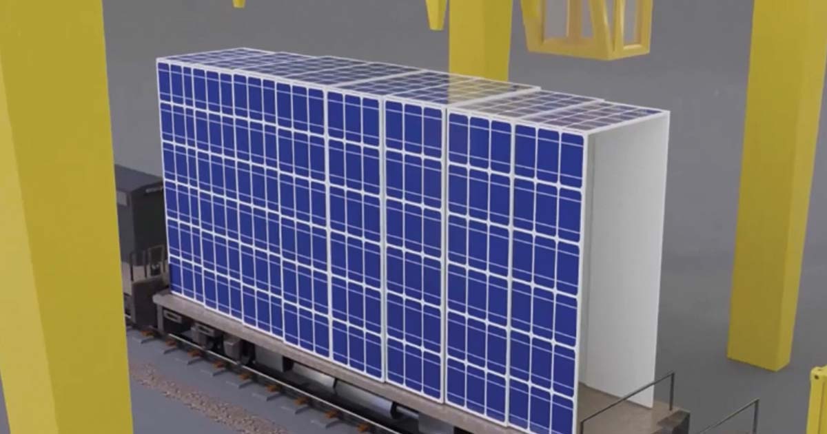 Product of Solar Intermodals SBU System.