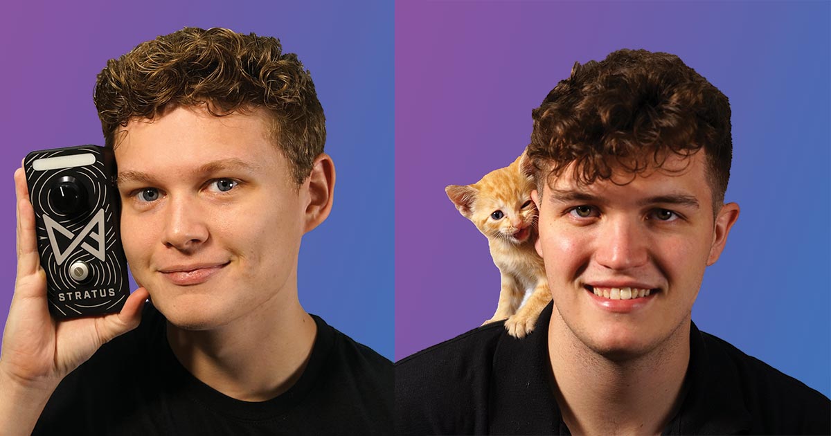 Chaos Audio co-founders.