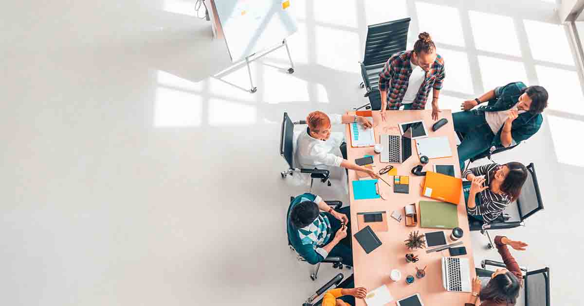 Entrepreneurs working together.