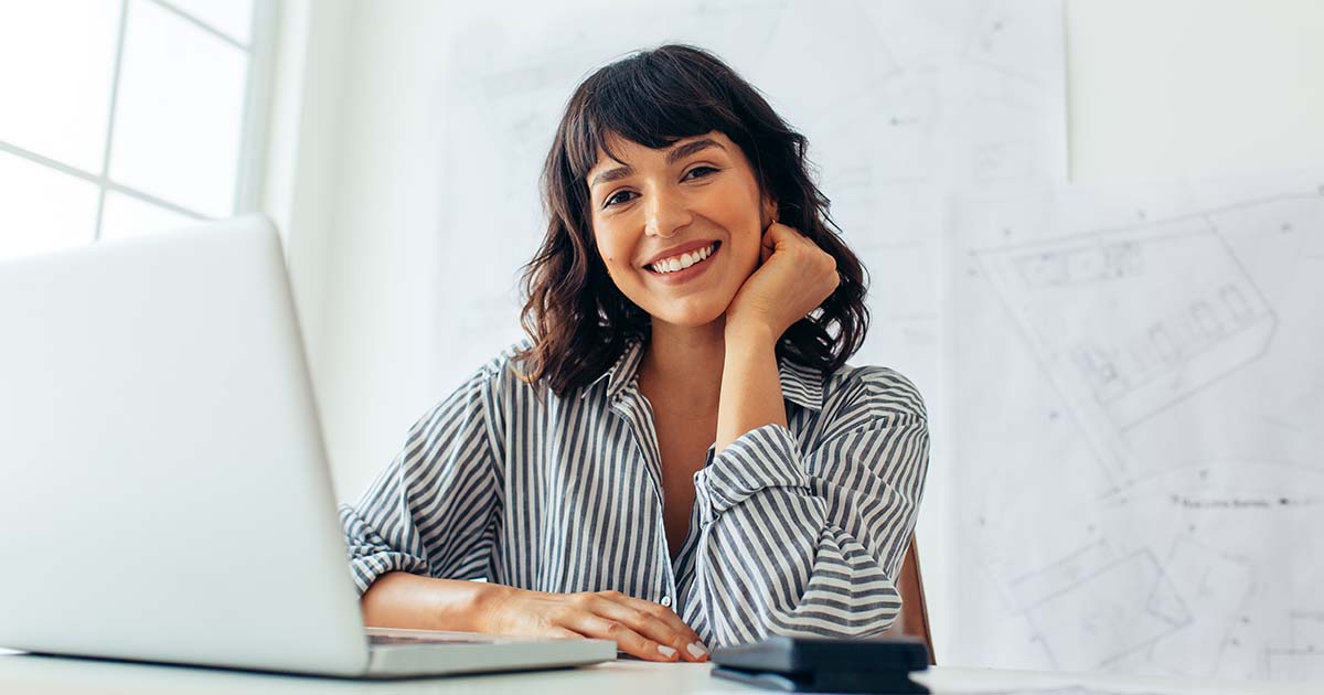 Entrepreneur sharing her aha moments