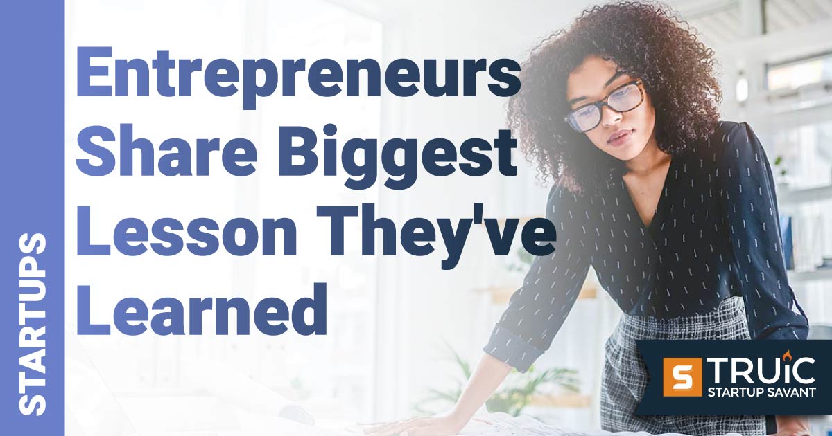 Entrepreneur going over lessons that she has learned.