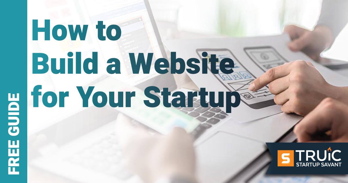 Designers working on a startup website.