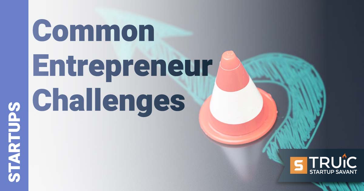 Chalk drawing of arrow avoiding traffic cone obstacle.