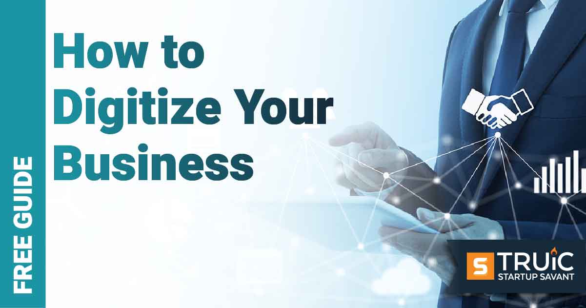 Businessman using tablet.