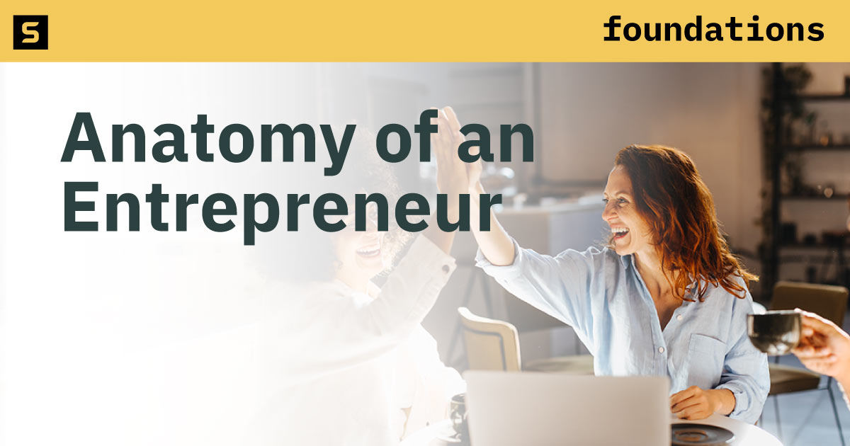 Woman entrepreneur posing.