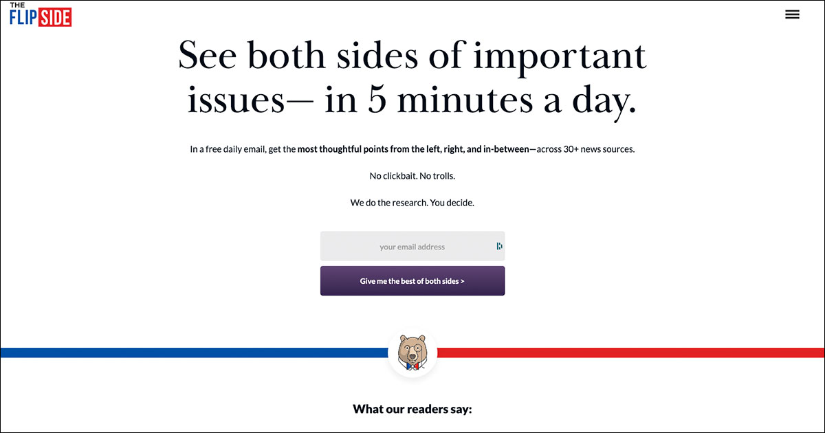 The Flip Side website.