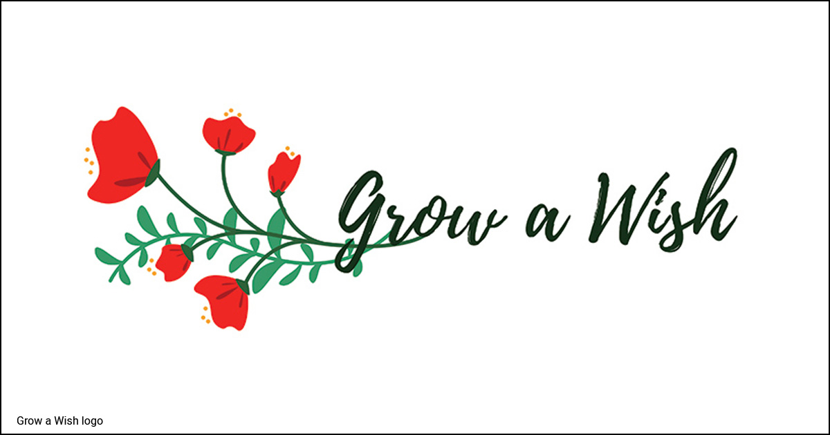 Grow a Wish logo.