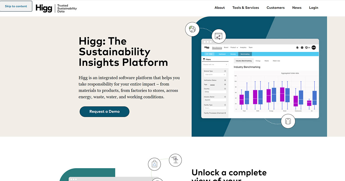 Higg website.