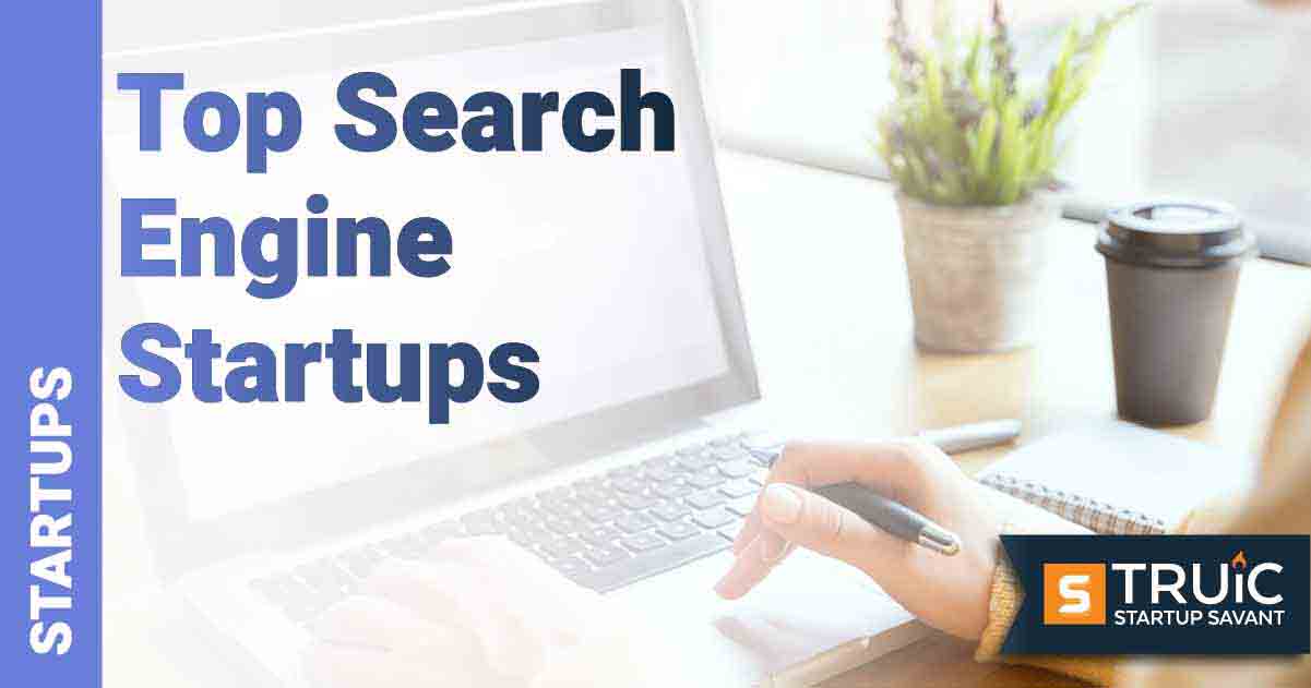 Person on laptop using a search engine.