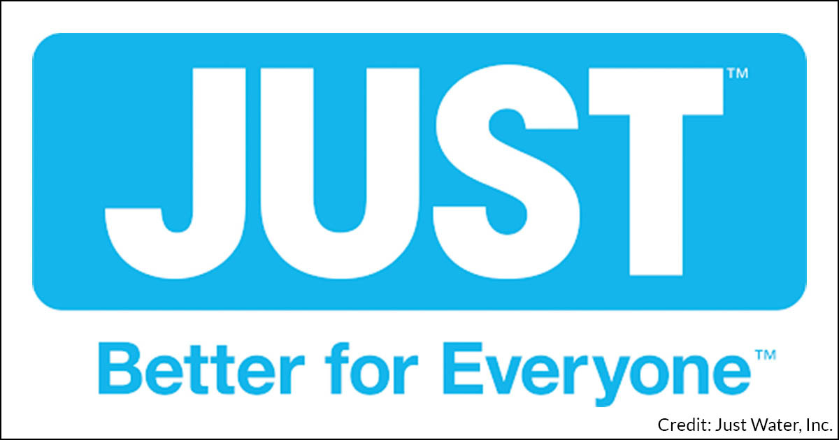Just Water logo.