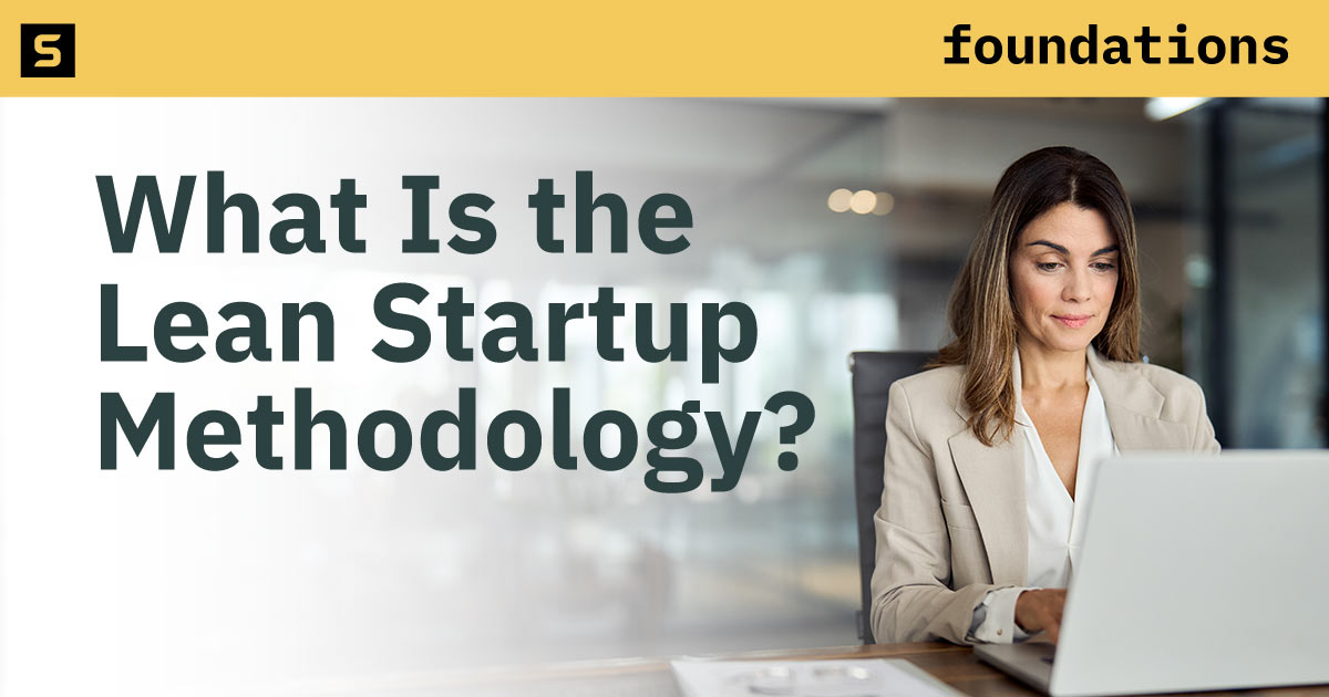 Businesswoman giving presentation.