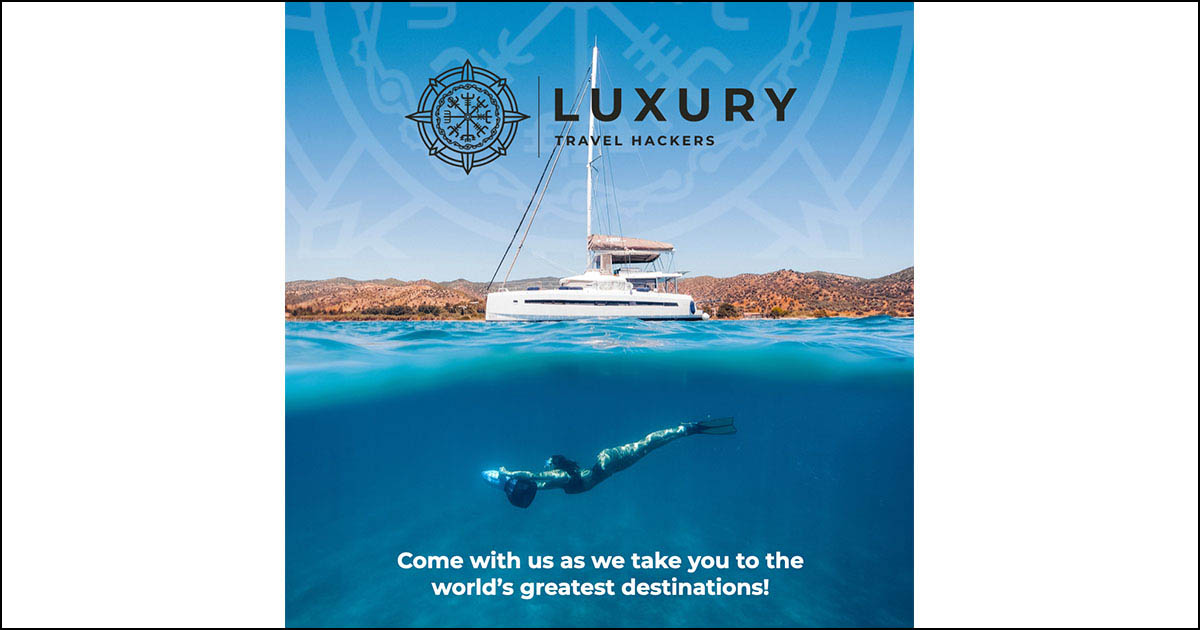 Luxury Travel Hackers graphic.