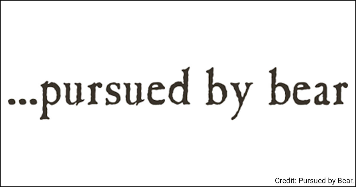 Pursued by Bear Wine logo.