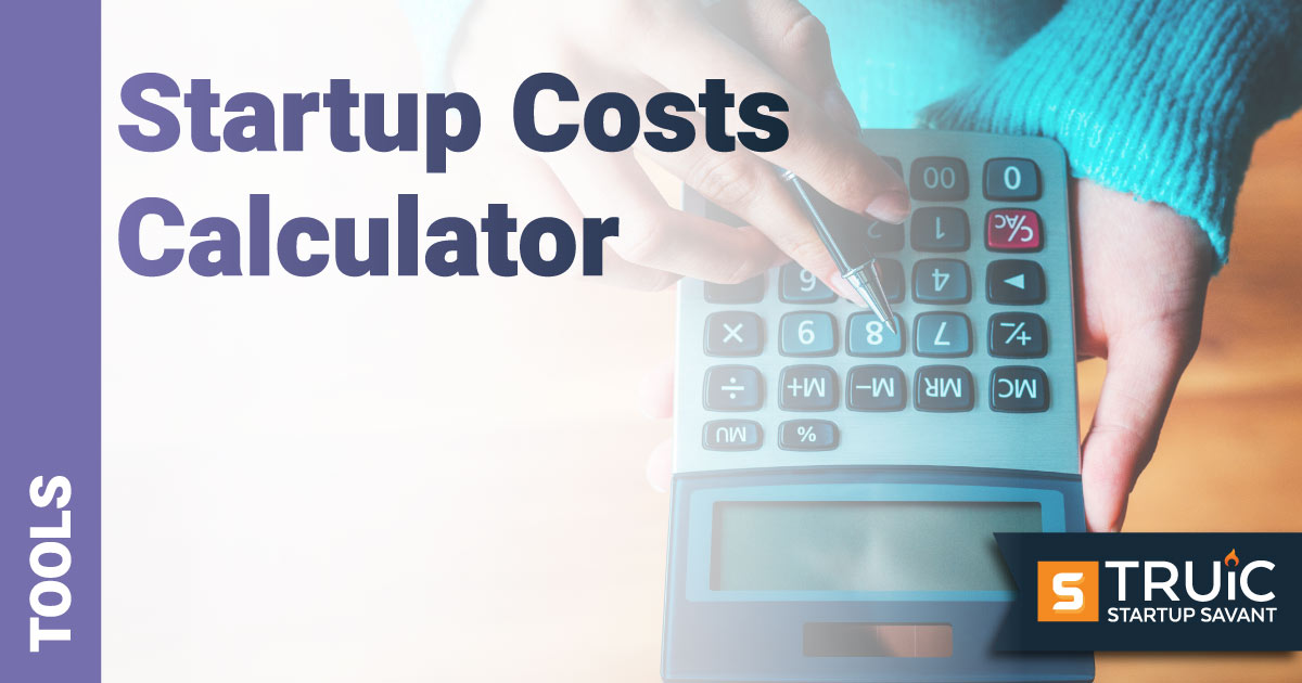 Person holding pen and calculator.