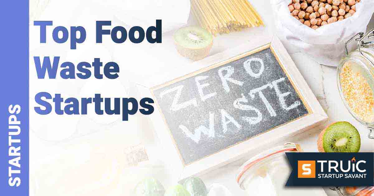 Table with food and chalkboard reading, Zero waste.