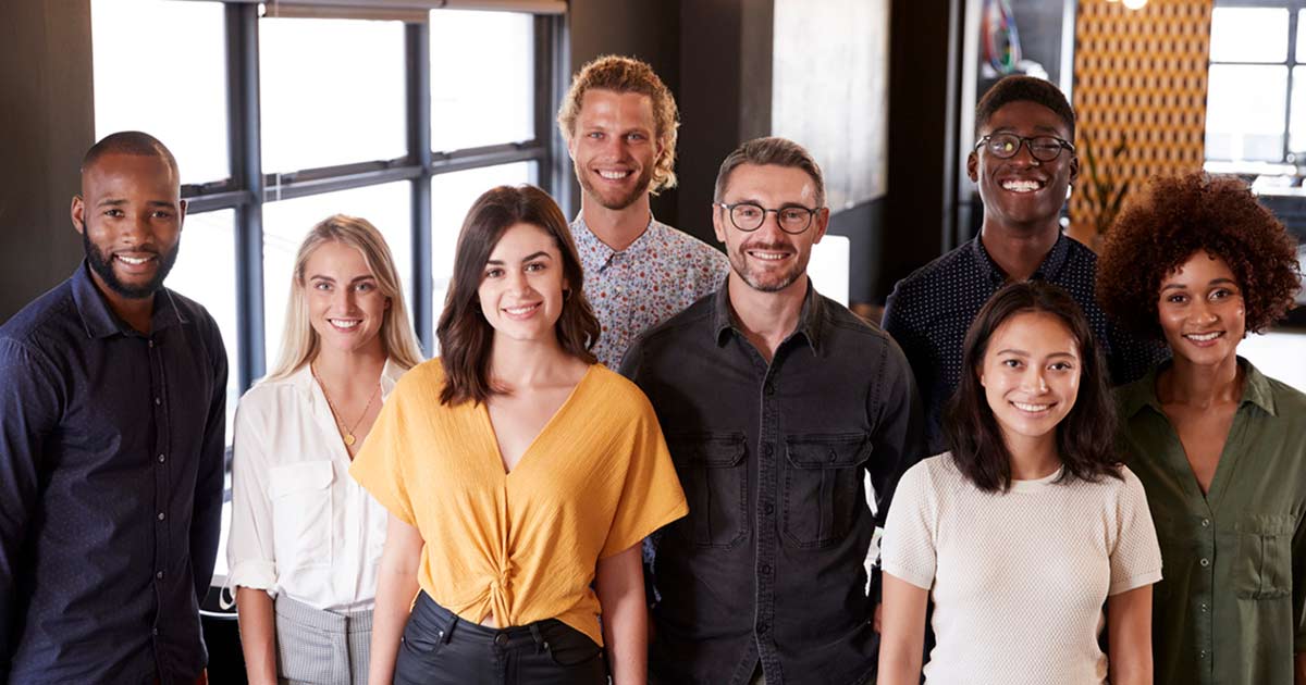 Group of entrepreneurs posing.