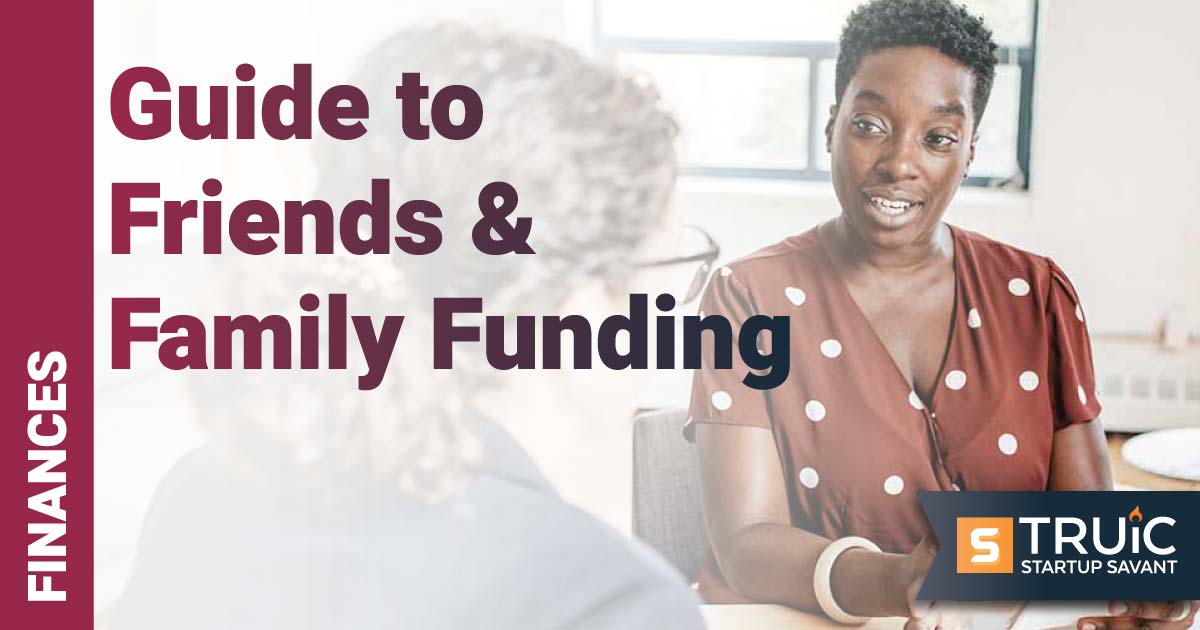 Two women discussing business.